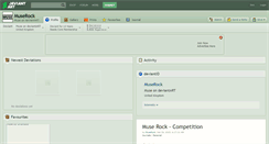 Desktop Screenshot of muserock.deviantart.com