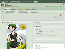 Tablet Screenshot of keki-chan.deviantart.com