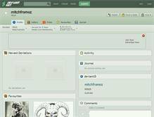 Tablet Screenshot of mitchfromoz.deviantart.com