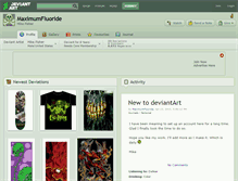 Tablet Screenshot of maximumfluoride.deviantart.com