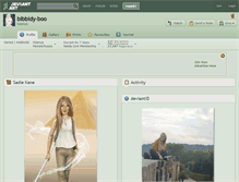 Tablet Screenshot of bibbidy-boo.deviantart.com