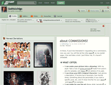 Tablet Screenshot of gothicichigo.deviantart.com