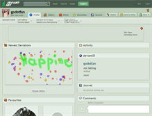 Tablet Screenshot of godotfan.deviantart.com