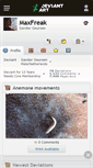 Mobile Screenshot of maxfreak.deviantart.com