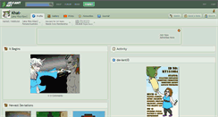 Desktop Screenshot of khat-.deviantart.com