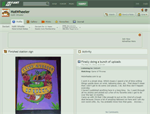 Tablet Screenshot of hotwheeler.deviantart.com