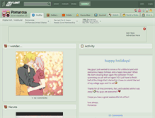 Tablet Screenshot of pomarosa.deviantart.com