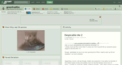Desktop Screenshot of greenfrostfire.deviantart.com