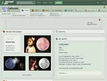 Tablet Screenshot of cathy666.deviantart.com
