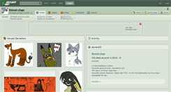 Desktop Screenshot of kinrei-chan.deviantart.com