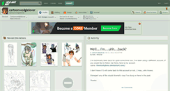 Desktop Screenshot of cartoonwedgielover.deviantart.com