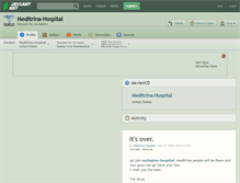 Tablet Screenshot of meditrina-hospital.deviantart.com