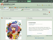 Tablet Screenshot of kokonattsu-n-cream.deviantart.com