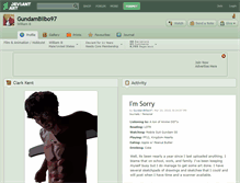Tablet Screenshot of gundambilbo97.deviantart.com