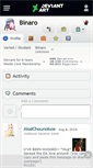 Mobile Screenshot of binaro.deviantart.com