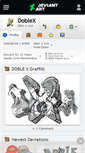 Mobile Screenshot of doblex.deviantart.com