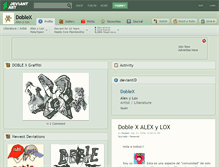 Tablet Screenshot of doblex.deviantart.com