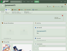 Tablet Screenshot of guncannon672.deviantart.com