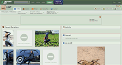 Desktop Screenshot of lxxt.deviantart.com