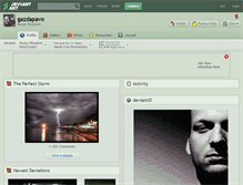 Tablet Screenshot of gazdapavo.deviantart.com