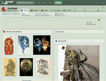 Tablet Screenshot of kardalak.deviantart.com