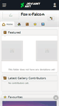 Mobile Screenshot of fox-x-falco.deviantart.com