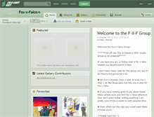 Tablet Screenshot of fox-x-falco.deviantart.com