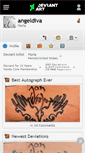 Mobile Screenshot of angeldiva.deviantart.com