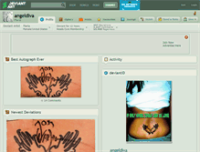 Tablet Screenshot of angeldiva.deviantart.com