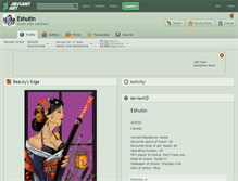 Tablet Screenshot of eshutin.deviantart.com