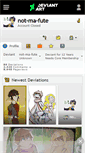 Mobile Screenshot of not-ma-fute.deviantart.com