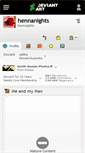 Mobile Screenshot of hennanights.deviantart.com