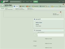 Tablet Screenshot of karly-chan.deviantart.com