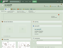 Tablet Screenshot of no-name99.deviantart.com
