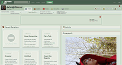 Desktop Screenshot of darknightforever.deviantart.com