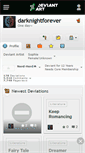 Mobile Screenshot of darknightforever.deviantart.com