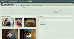 Desktop Screenshot of emily-hammond.deviantart.com