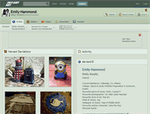 Tablet Screenshot of emily-hammond.deviantart.com