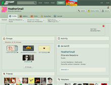 Tablet Screenshot of heathersmall.deviantart.com