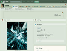 Tablet Screenshot of erazar.deviantart.com