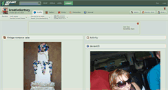 Desktop Screenshot of kreativekortney.deviantart.com