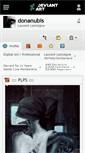 Mobile Screenshot of donanubis.deviantart.com