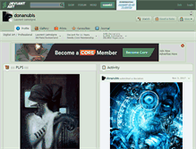 Tablet Screenshot of donanubis.deviantart.com