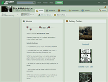 Tablet Screenshot of black-metal-art.deviantart.com