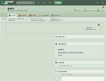 Tablet Screenshot of guare.deviantart.com