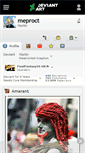 Mobile Screenshot of meproct.deviantart.com