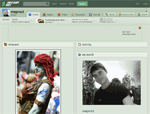 Tablet Screenshot of meproct.deviantart.com