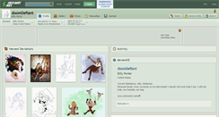 Desktop Screenshot of doomdefiant.deviantart.com