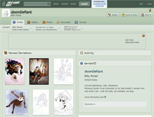 Tablet Screenshot of doomdefiant.deviantart.com