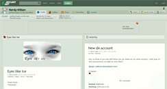 Desktop Screenshot of nerdy-kitten.deviantart.com